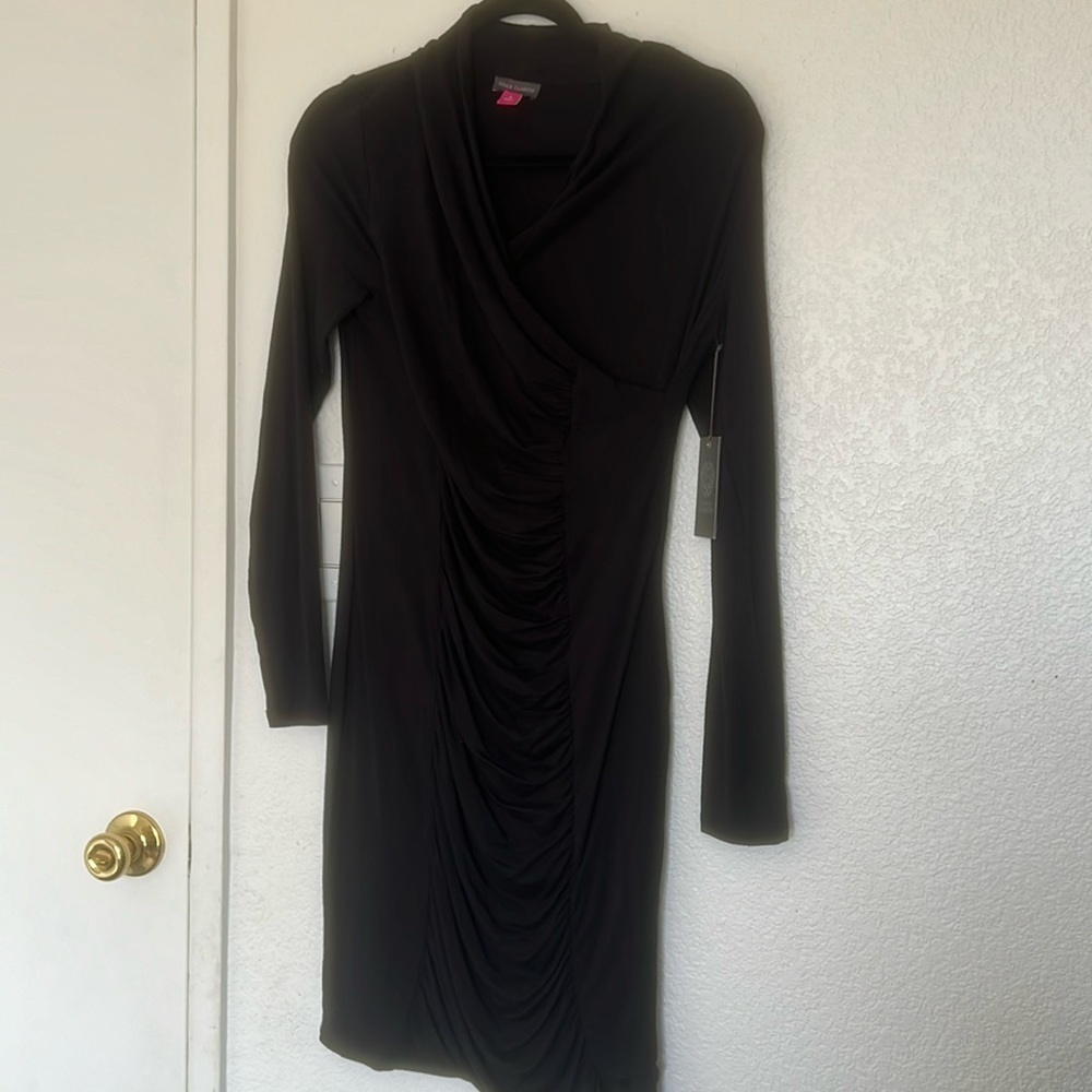 VINCE CAMUTO Women's Black Dress
